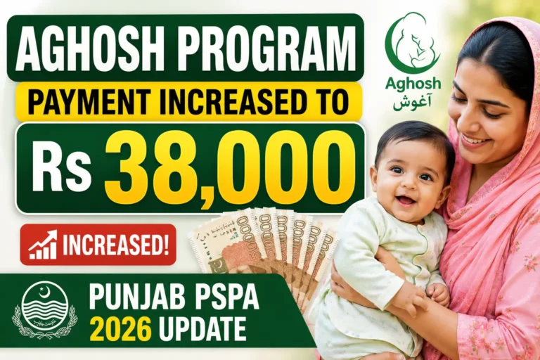 Aghosh program payment increase announcement