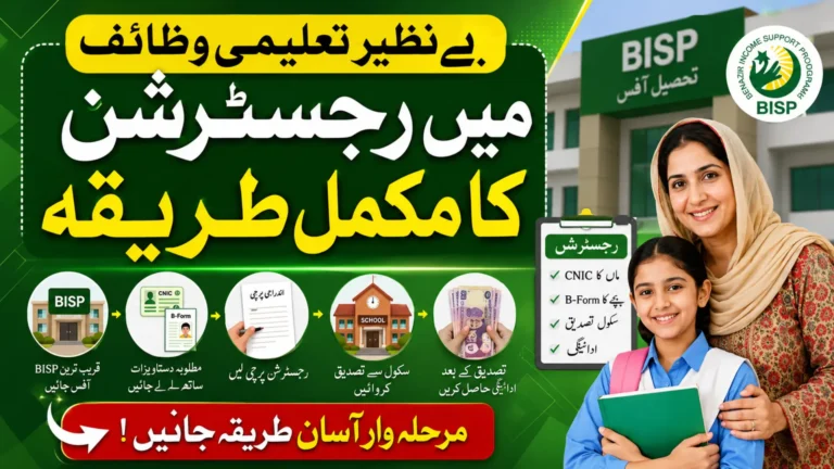 Benazir Taleemi Wazaif 2026 – Complete Eligibility, Registration & Payment Details