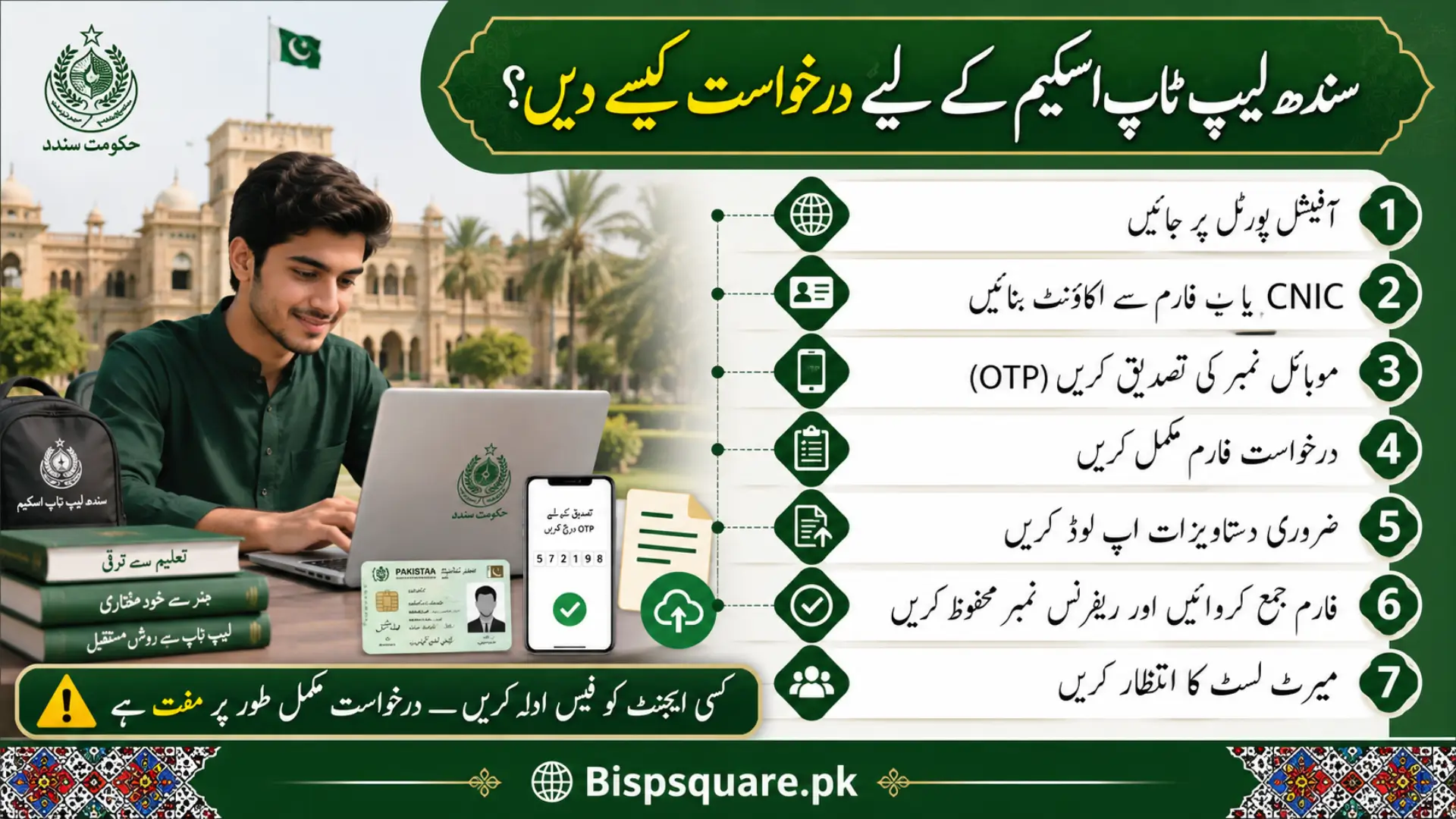 How to Apply for the Sindh Laptop Scheme (Expected Process)