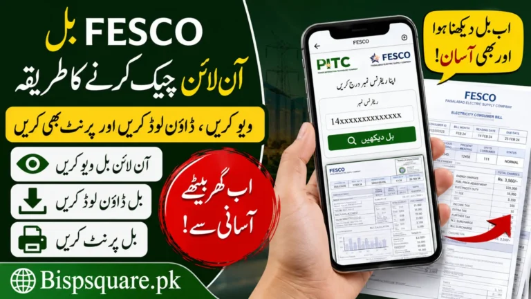 How to Check FESCO Bill Online View, Download and Print Your Faisalabad Electricity Bill