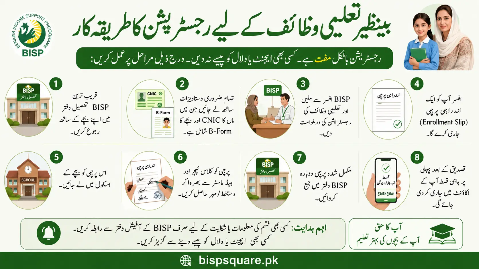 How to Register for Benazir Taleemi Wazaif