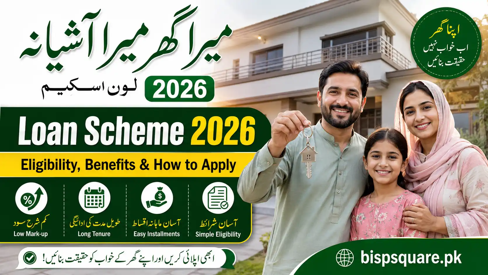 Mera Ghar Mera Ashiana Loan Scheme 2026 Eligibility, Benefits & How to Apply