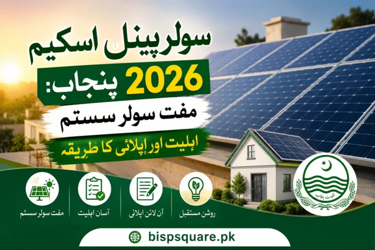 سولر پینل اسکیم 2026 پنجاب