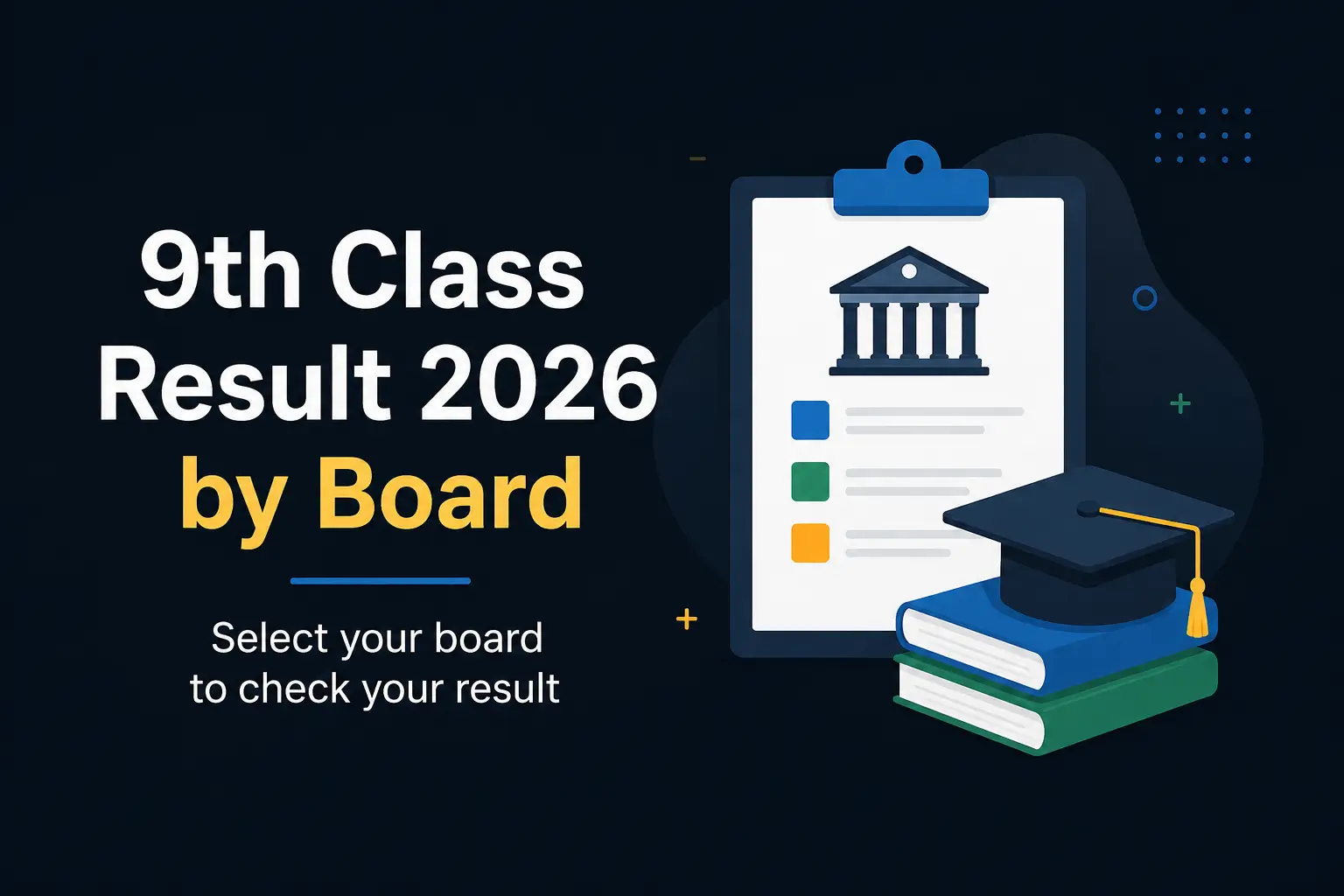 9th Class Result 2026 by Board