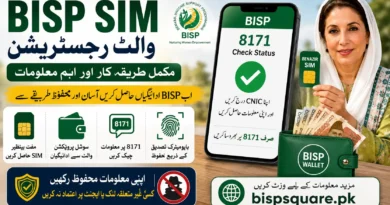 BISP SIM & Wallet Registration 2026