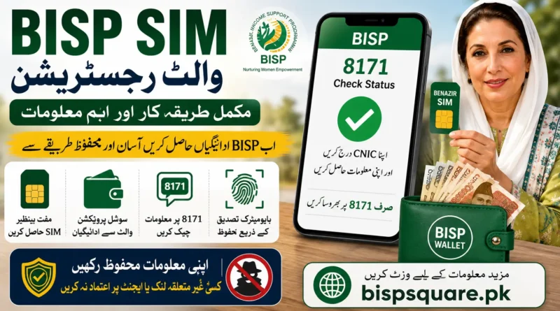 BISP SIM & Wallet Registration 2026