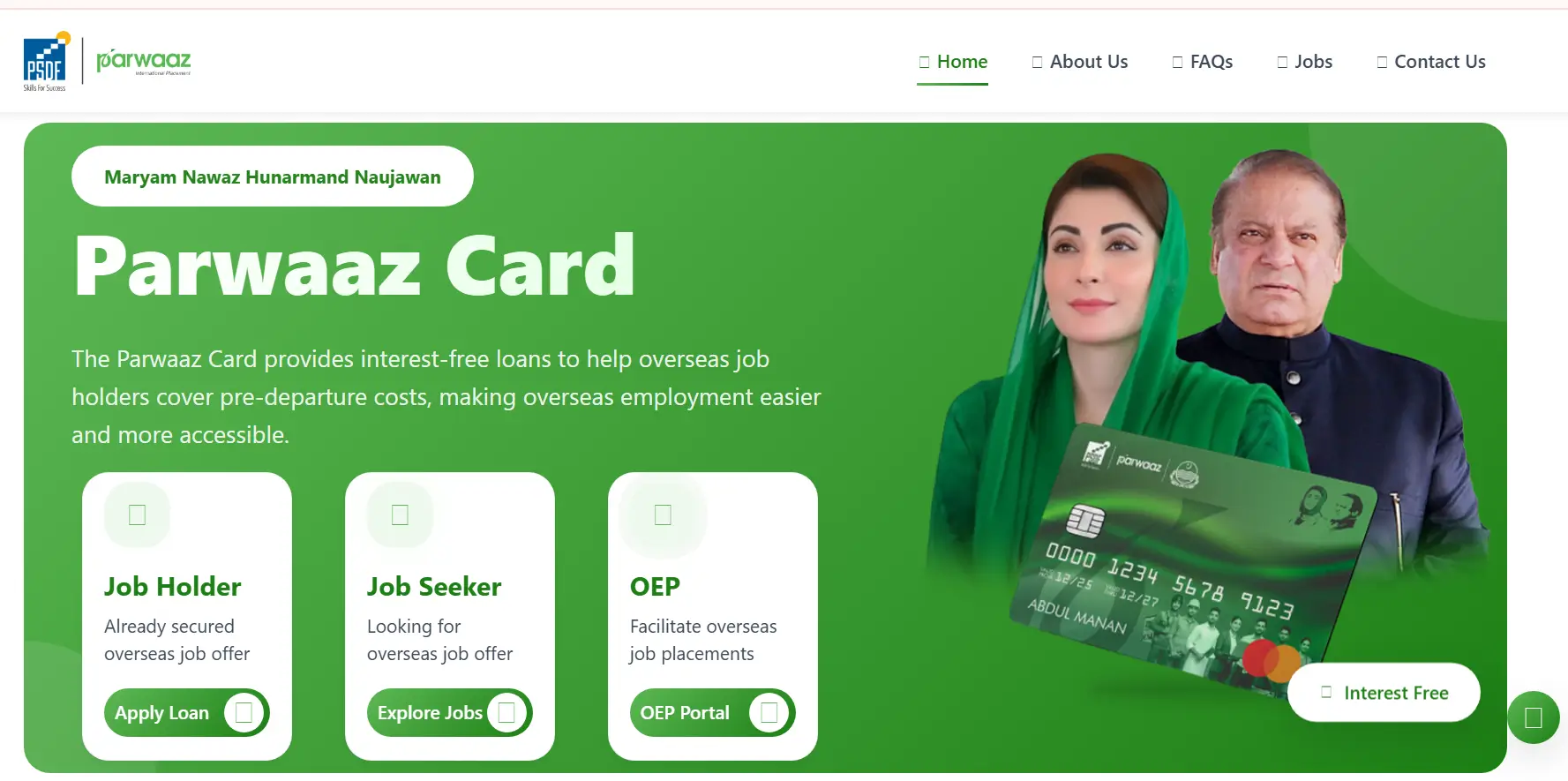 Parwaaz-Card-Program-Register-Online-Portal