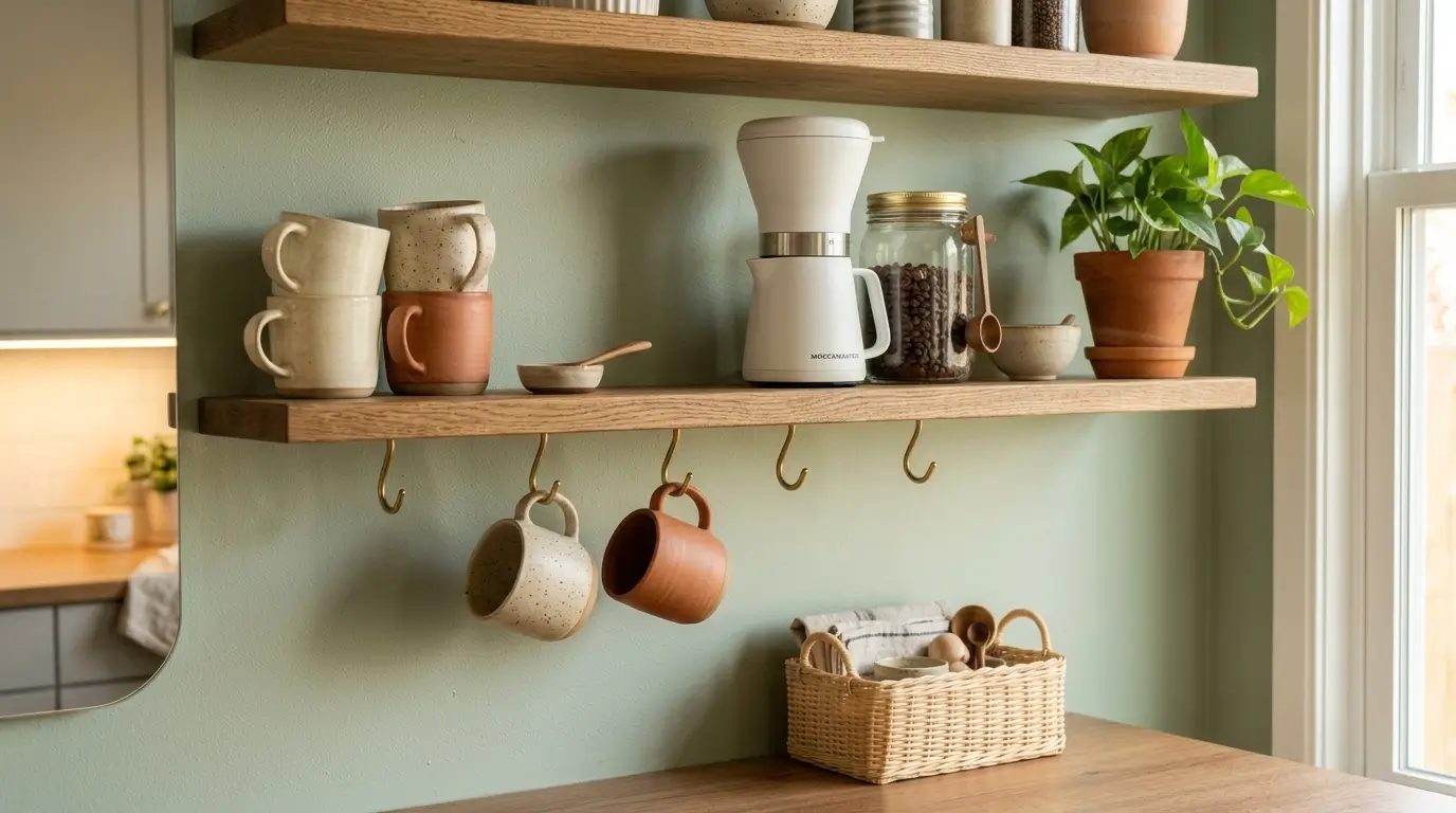 15 Gorgeous Coffee Home Bar Ideas to Create a Cozy Coffee Corner